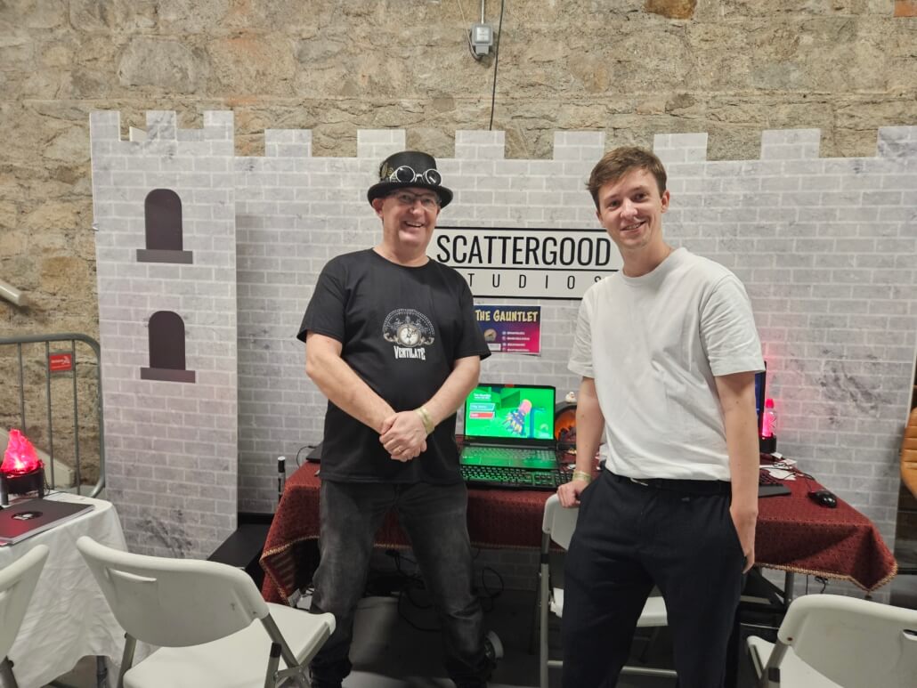 Damian and Ben Playing The Gauntlet at GamerFest